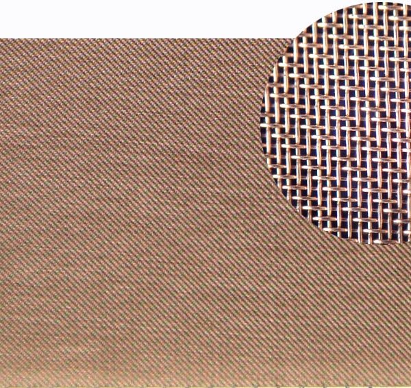 Сетка бронзовая квадратная, Диаметр: 0.036 мм