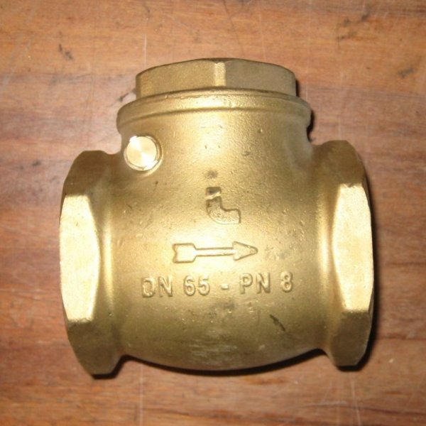Клапан запорный латунный Ру1,6 МПа ЛС59-1