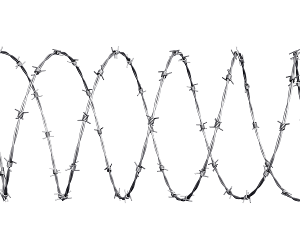 Колючая проволока, спиралевидная ОКС , оцинкованная, ГОСТ: 285-69